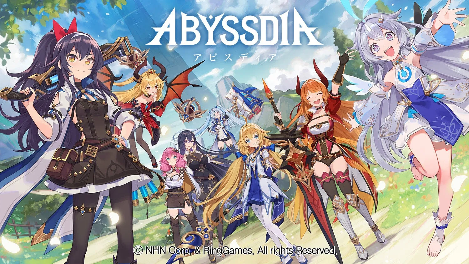 アビスディアのゲーム画面イメージ